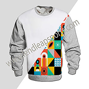 เสื้อสเวตเตอร์คอกลมมัดย้อมเสื้อสเวตเตอร์สวมหัวโอเวอร์ไซส์พิมพ์ลายกำหนดเองได้เสื้อกันหนาวแฟชั่นสตรีท - Product Image 1