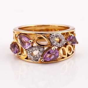 2024 Bague R-8249 Bijoux en argent pour femmes Bagues de fiançailles Bague en diamant véritable de Thaïlande Fabricant - Product Image 2