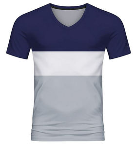Camiseta de 100% algodón unisex de alta calidad 180GSM, camiseta informal con estampado personalizado al por mayor para hombres de proveedor BD - Product Image 5