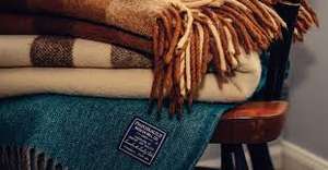 Compre mantas de lana de mala calidad, mantas de invierno de lujo suaves y cálidas tejidas en La India por Harshit International Size Twin - Product Image 3