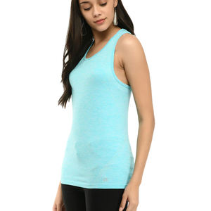 เสื้อกล้ามออกกำลังกายแขนกุดสำหรับผู้หญิงเสื้อคอตตอนเย็บปะติดโลโก้ตามสั่งสำหรับฤดูร้อน - Product Image 2