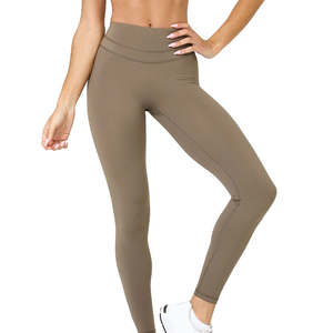 Nuevos Leggings de Yoga Casuales para Mujer, Transpirables, de Cintura Alta, con Logotipo Personalizado, Cintura Elástica para Fitness, Precio Razonable - Product Image 1