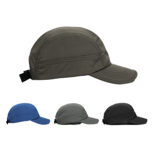 หมวกเบสบอลไนลอนห้าแผงสไตล์วินเทจหมวกกีฬากลางแจ้งสำหรับวิ่งและใส่กับด้านหลังพอดี - Product Image 1