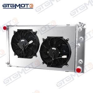 Radiateur 3 rangées + ventilateur de protection GTGMOTO pour <span class=keywords><strong>Chevrolet</strong></span> Camaro Monte Carlo <span class=keywords><strong>Nova</strong></span> Malibu 1970-1987 - Product Image 1