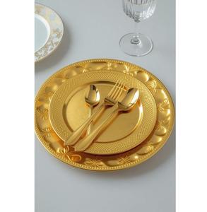 Ensemble de couverts en acier inoxydable finition argentée ustensiles de qualité supérieure qui ajoutent une touche royale à vos ustensiles de cuisine et à votre table à manger - Product Image 5