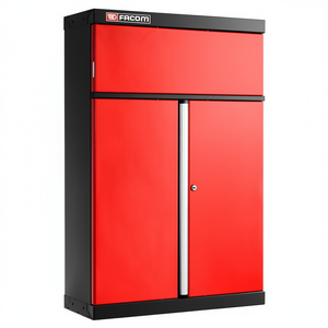 Armario para Herramientas Facom Rojo con Armario Superior y 2 Puertas Sólidas - Product Image 2