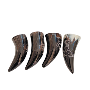 Chope à boire en corne naturelle de qualité supérieure, design poli fait à la main, choix parfait pour les célébrations, les événements, les fêtes - Product Image 3