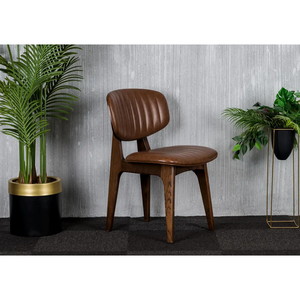 Silla moderna de madera de lujo con tapicería elegante para espacios de oficina y sala de estar - Product Image 1