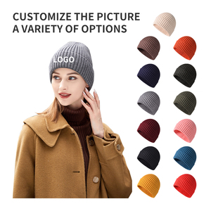 หมวกไหมพรมอะคริลิคสำหรับเล่นกีฬาลายตารางหมากรุกสีขาวดำนุ่มสบายสำหรับฤดูหนาวฤดูใบไม้ร่วง2026 - Product Image 5