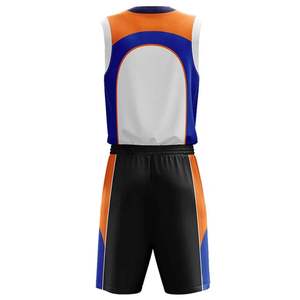 Uniformes de basket-ball respirants à séchage rapide Ensemble maillot et short sublimés personnalisés pour hommes Vêtements de sport de haute qualité - Product Image 3