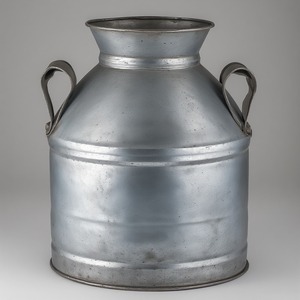 Boîte à lait galvanisée décorative vintage avec poignées durables, idéale pour les cafés, les maisons, les fermes et les jardins. - Product Image 2