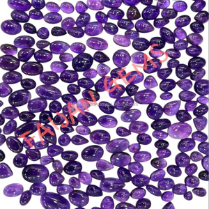 AMETHYSTE naturelle Cabochon de pierres précieuses en vrac poli mélange forme toutes tailles Cabochon de cristal pour la fabrication de pendentifs de bijoux - Product Image 1