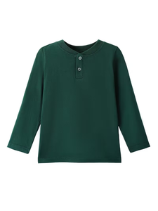 Summer Korean Version Sports Short-Sleeved Boys Solid Color & Striped Pocket Bangladesh New Casual Logo-Printed T-Shirt for Kids - Product Image 5