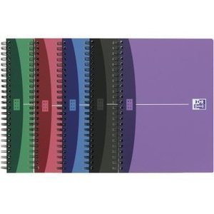 Cuaderno Oxford College Office Block DIN A5 Cuadriculado 90 G/m Polipropileno Colores Surtidos 90 Hojas - Product Image 1