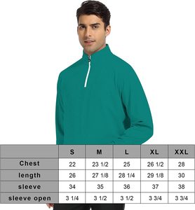 ... Jersey con cremallera de cuarto de golf para hombres y mujeres adecuado para torneos de viaje o camisetas diarias con tela de rendimiento suave - Product Image 1