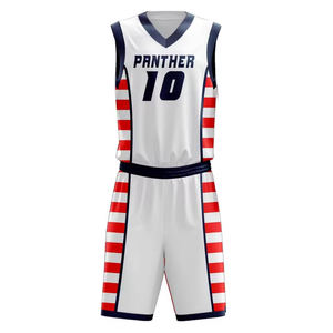 Maillot de basket-ball en polyester à séchage rapide sur mesure Original Fashion Sublimation Print Plus Size Option Summer Stitched Design - Product Image 2