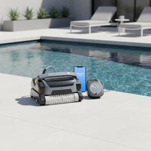 <span class=keywords><strong>Robot</strong></span> Nettoyeur de <span class=keywords><strong>Piscine</strong></span> Intelligent Mural Filaire à Commande Intelligente pour Nettoyage Automatique, Accessoire de <span class=keywords><strong>Piscine</strong></span>, Prise GB - Product Image 2