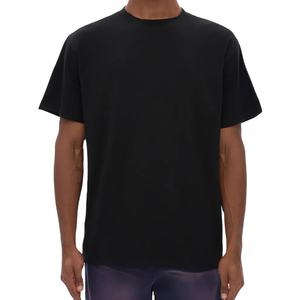 T-shirt à manches courtes en jersey 150 grammes pour homme, style streetwear, basique, léger, col rond, uni, 100% coton, impression personnalisée - Product Image 1