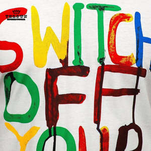 เสื้อยืดคอกลมทรงปกติ สไตล์ไฮสตรีท พิมพ์ลายสกรีน โลโก้สั่งทำ ผ้าฝ้าย 100% ทอด้วยไหมพรม ผ้าด็อบบี้รักษ์โลก แห้งเร็ว - Product Image 3