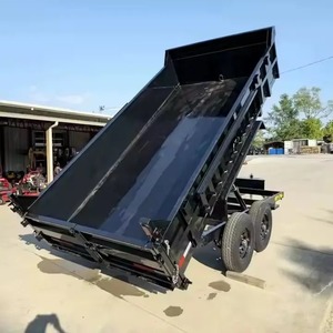 New Automatic Motorized Cargo <b>Trailer</b> for Agriculture Farm <b>Trailers</b> and <b>Tractor</b> Dump <b>Trailer</b> with Tire.. - Product Image 2