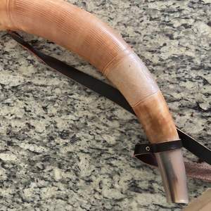 Meilleure qualité 100% corne soufflante corne soufflante Viking naturelle corne sonnante ornée Agate PAR HF CRAFTS - Product Image 3