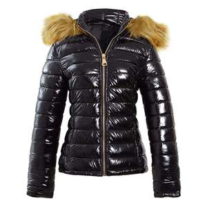 Veste bomber imperméable coupe-vent légère de haute qualité pour femmes, respirante, tricotée, doublure en laine d'hiver, nylon et laine - Product Image 1