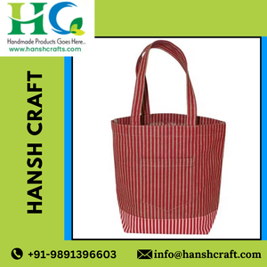 กระเป๋าโท้ทปอกระเจาสั่งทำมีหลายสีและขนาดสำหรับการช็อปปิ้ง-ส่งออกโดยธุรกิจอินเดีย - Product Image 2