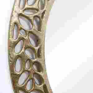 Modern Style Frameless <b>Gold</b> Metal <b>Mirror</b> Aluminium Hammered <b>Wall</b>-Mounted Bathroom Top Seller New Arrival - Product Image 4