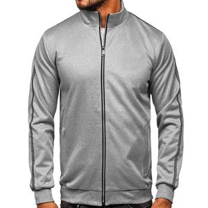 Chaqueta cortavientos deportiva de color liso de algodón ligero personalizada para hombres - Product Image 5