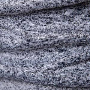 Sudadera con capucha personalizable bordada con cremallera lateral para hombre, ropa informal de invierno de lana de algodón transpirable ecológica - Product Image 5