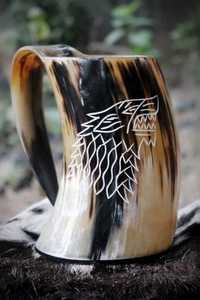 Taza de Cuerno de Búfalo de Diseño Único y Estilo Moderno, Precio Razonable, Lujosa, Ligera, Hecha a Mano, Duradera y Ecológica - Product Image 2