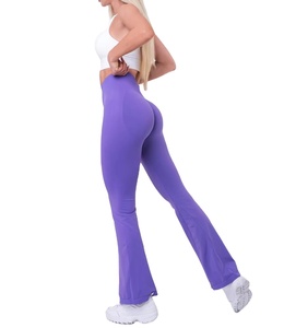 Fashion <b>Men</b> Flared Leg Legging Mid Waist Lightweight Casual Fitness Pants Workout Active <b>Trousers</b> 2026 - Product Image 1