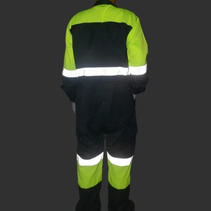 เครื่องแบบเซฟตี้ช่างไฟฟ้าสะท้อนแสงสำหรับผู้ชายชุดทำงานในโรงงานอุตสาหกรรม - Product Image 6