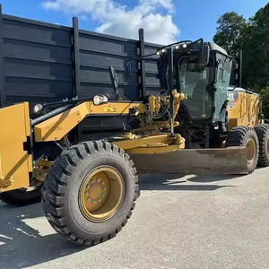 รถเกรดเดอร์มือสองคุณภาพสูง Caterpillar 120 ราคาถูก พร้อมปั๊มและเกียร์ เครื่องยนต์ Fawde - Product Image 1