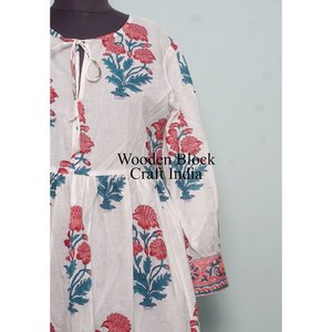 Robe en coton multicolores pour femmes avec cordon à glands et cordon réglable, élégance, fermeture éclair sur le devant, taille naturelle, robe lavable - Product Image 3