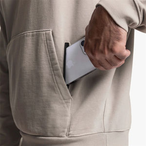 Vente en gros de pulls à capuche personnalisés, ensemble short et sweat à capuche, ensemble court de haute qualité en éponge française 100% coton pour hommes - Product Image 2