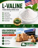 Poudre de L-Valine pure à 99 %, qualité alimentaire, acide aminé essentiel, certifiée USP, agents aromatisants, édulcorants - Prix de gros