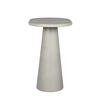 Table de bar en béton moderne, forme ovale, légère, pour extérieur et jardin - Durable et écologique, nouveau design, prix de gros