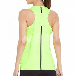 <b>High</b> Quality Women's Gym Tank <b>Top</b> Slim Fit Breathable Fitness Wear <b>Low</b> MOQ Plus Size Tank <b>Top</b> with Sleeves - Product Image 2