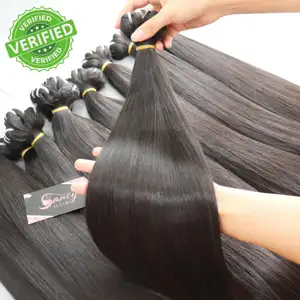 Extensions de cheveux à trame 100%, cuticules vierges alignées, cheveux humains péruviens, prix de gros pour toutes les commandes