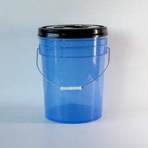 3.5Gallon Clear Detailing Bucket Wash Bucket Transparent Bucket - Product Image 1