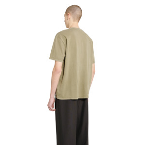 Camiseta holgada informal de algodón 230 pesado de alta calidad de 100% G para hombre, diseño de patrón sólido de Color liso personalizado, colocación frontal - Product Image 4