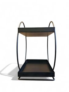 Glass <b>Spice</b> <b>Rack</b> Metal Vanity Storage Organizer | Freestanding <b>Rack</b> for Kitchen Bathroom & Office | Space-Saving Countertop - Product Image 4