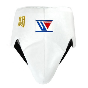 Protector Inguinal de Cuero Vacuno Genuino de Primera Calidad, Color Blanco Ganador, Logotipo Personalizado Bordado, Protector Inguinal para Kickboxing y Sparring - Product Image 4