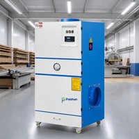Collecteur de poussière à cartouche pour le travail du bois, machine de nettoyage à jet pulsé à haut débit d'air, filtre à air pour atelier de collecte de sciure