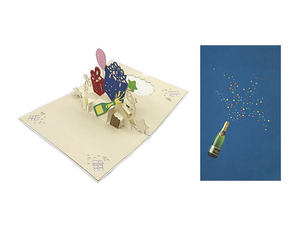 การ์ดอวยพรแบบป๊อปอัพ 3 มิติ ลายโอริกามิ ผลิตในอิตาลี สำหรับงานวันเกิด - Product Image 4