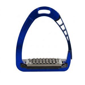 Estribos de seguridad de aluminio TOUGH TACK para montar a caballo, duraderos, color amarillo con plataforma texturizada. - Product Image 3