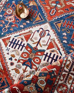 Tay thắt nút gỉ <span class=keywords><strong>Red</strong></span> & Blue Bohemian Runner rug truyền thống da trắng bộ lạc phương Đông Thảm kazak phong cách khu vực thảm & Bộ - Product Image 2
