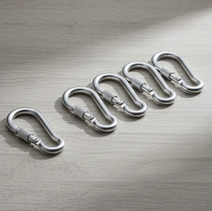 Cable de Seguridad de Alta Resistencia con Gancho de Ojo Deslizante de Acero Inoxidable con Acabado Plateado Duradero para Uso Industrial - Product Image 2