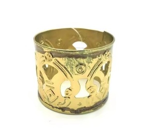 High Quality Eco-Friendly Luxury Brass Napkin Ring Handmade for Home & Hotel Table Top Decor Restaurants - Product Image 1